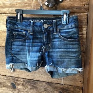 American Eagle denim blue jean shorts MINT